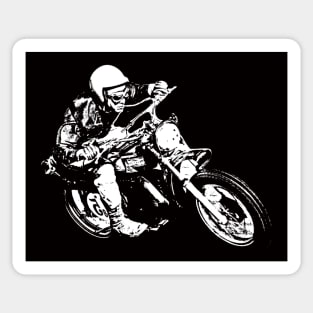 Motorcycle - Vintage Rider Sticker